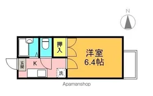 パビリオントーカイ【101号室】の間取り