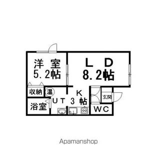 メゾンMORE【2階】の間取り