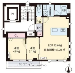 セイワ レジデンス【2階】の間取り