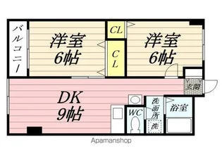 大塚マンション第一【302号室】の間取り
