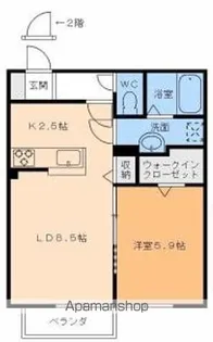 フィカーサ カナハ【101号室】の間取り