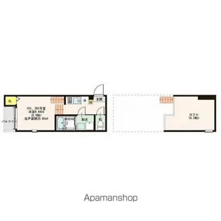 CASA FELICE 堤町【201号室】の間取り