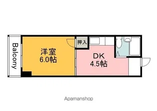 第三山本ビル【404号室】の間取り
