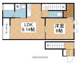 グランディア中山【2階】の間取り