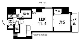 TRADIS秋葉原【11階】の間取り