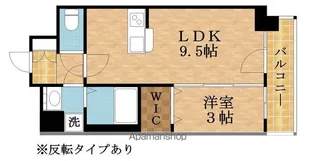 ファーストフィオーレ三国Ⅱ【605号室】の間取り