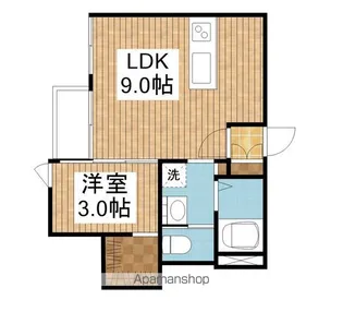 アーバンブランチ南笹口【3階】の間取り