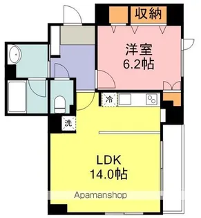 KDXレジデンス一番町【2階】の間取り