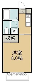 グレース萩野町B【1階】の間取り