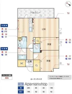 クラス平尾【10階】の間取り