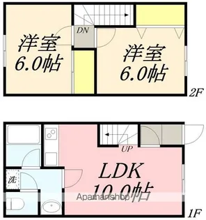 アメニティ清水【106号室】の間取り