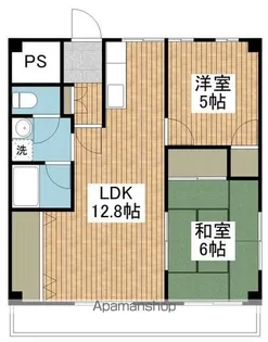 コーポタケショウ【3階】の間取り