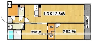 大阪府大阪市東住吉区湯里2丁目【マンション】の間取り