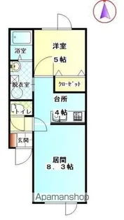 ウィステリアⅢ【2階】の間取り