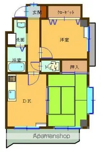 エタニティー玉江【403号室】の間取り
