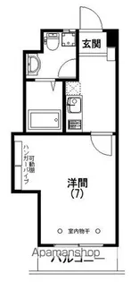 サンリバーハイツ【101号室】の間取り