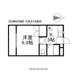 サニーヒルズ泉田Ⅱ【4階】の間取り