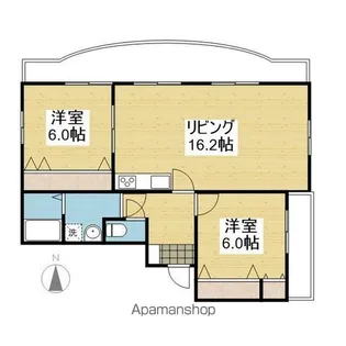 BRAIM HAYASHI【401.号室】の間取り