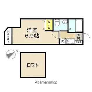ル・ブランローズ小岩【2階】の間取り