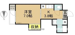 ネオハイム 日之出【606号室】の間取り