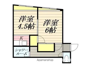 渡辺ビル(清水)【302号室】の間取り