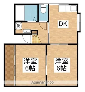 ロイヤルタウン紫竹Ⅴ【1階】の間取り