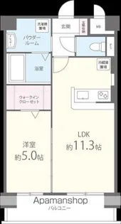 パインローズ福岡東【3階】の間取り
