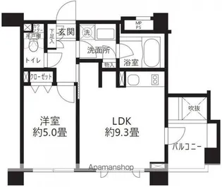 クリオ渋谷ラ・モード【4階】の間取り