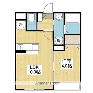 RENOTTA TAKEWARA【212号室】の間取り