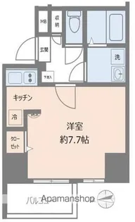 クレイシア蔵前【6階】の間取り