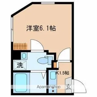 ミリョーレ氷川町【3階】の間取り