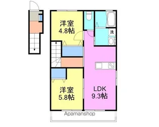 コンフォールM【2階】の間取り