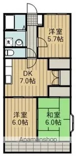 オステンハイム【2階】の間取り