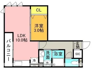 西光地レジデンス【1階】の間取り