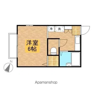 ハイツ・クレスト【1-C号室】の間取り