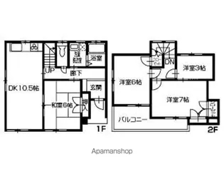 グランメゾンA【1号室】の間取り