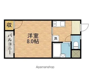 マンション一里塚【2階】の間取り