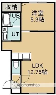 CS五稜郭(シーエスゴリョウカク)【205号室】の間取り