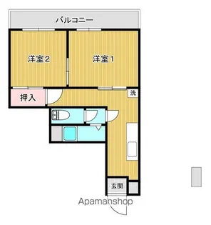 サンライトオアシス【3階】の間取り
