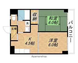 バローゼ7【407号室】の間取り