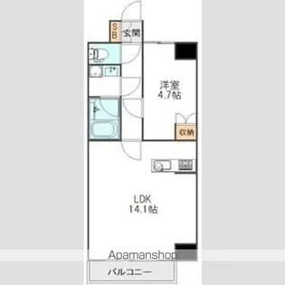 フジⅢ【5階】の間取り