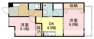 トロワフレール【403号室】の間取り