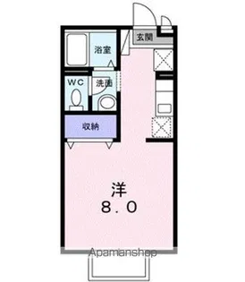 エトワールⅡ【203号室】の間取り