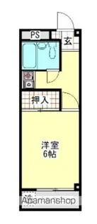 ホワイトヴィラ宮川【2階】の間取り