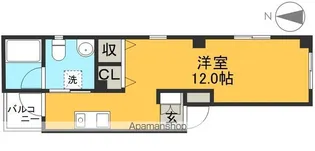ル・シェル・ブルー【4階】の間取り