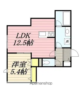 ヴィブレイン博多【103号室】の間取り
