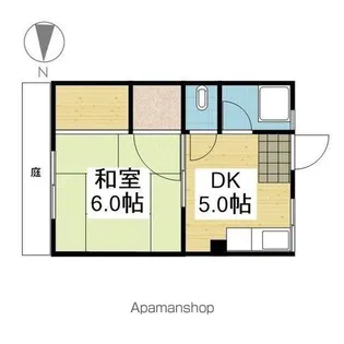 佐伯ハイツ【107.号室】の間取り
