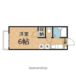 シャンテキシ【2階】の間取り
