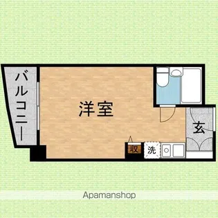 万代ビル【4階】の間取り
