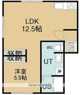 G.S WATANABE【101号室】の間取り